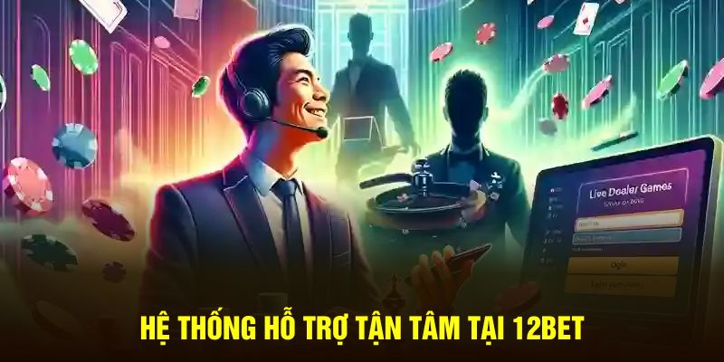 Hệ thống hỗ trợ tận tâm tại 12Bet